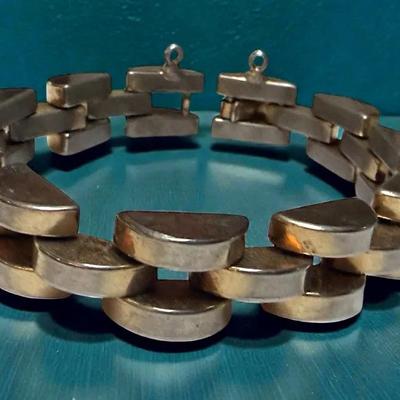 Link bracelet silver