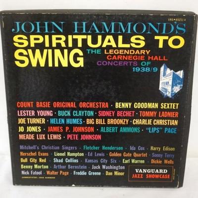 Sale Photo Thumbnail #153: 1153	VINTAGE VINYL RECORD ROCK JOHN HAMMONDS JAZZ SHOWCASE, ASSORTED LPS
