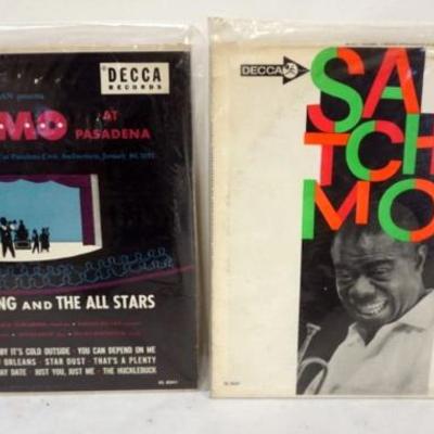 Sale Photo Thumbnail #143: 1143	VINTAGE VINYL RECORD SATCHMO, LOUIS ARMSTRONG ALBUMS, ASSORTED LPS
