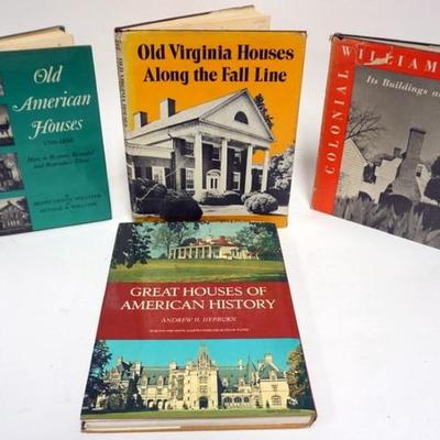Sale Photo Thumbnail #48: 1048	GROUP OF VINTAGE ARCHITECTUAL HISTORIAL HOUSE BOOKS, MOSTLY VIRGINIA AND WILLIAMSBURG
