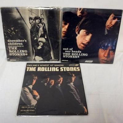 Sale Photo Thumbnail #128: 1128	VINTAGE VINYL RECORD ROCK ALBUMS, ASSORTED LPS, ROLLING STONES
