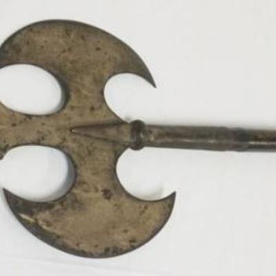 Sale Photo Thumbnail #66: 1066	ENGLISH BATTLE AXE, APPROXIMATELY 11 IN X 52 IN
