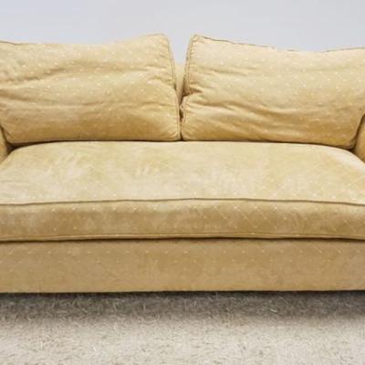 Sale Photo Thumbnail #236: 1237	UPHOLSTERED SOFA, APPROXIMATELY 81 IN X 36 IN X 31 IN HIGH
