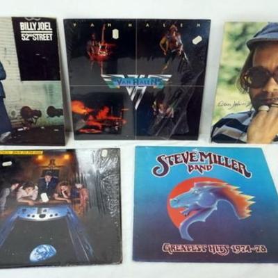 Sale Photo Thumbnail #124: 1124	VINTAGE VINYL RECORD ROCK ALBUMS, ASSORTED LPS
