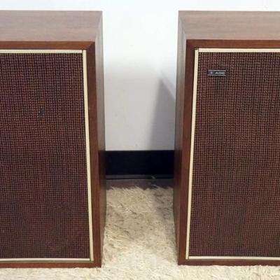 Sale Photo Thumbnail #163: 1163	VINTAGE AUDIO DYNAMICS SPEAKERS, MODEL ADC 303 AX, EACH APPROXIMATELY 12 IN X 13 IN X 24 IN H
