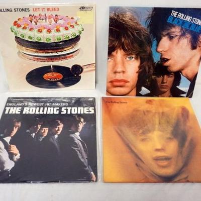 Sale Photo Thumbnail #130: 1130	VINTAGE VINYL RECORD ROCK ALBUMS, ASSORTED LPS, ROLLING STONES
