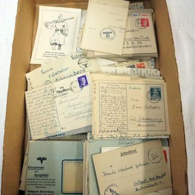 Sale Photo Thumbnail #60: 1060	LARGE GROUP OF GERMAN CORRESPONDANCE INCLUDING WWII
