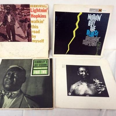 Sale Photo Thumbnail #159: 1159	VINTAGE VINYL RECORD BLUES ALBUMS, ASSORTED LPS
