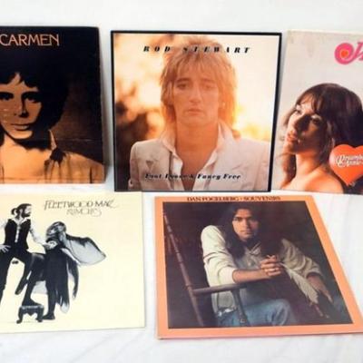 Sale Photo Thumbnail #127: 1127	VINTAGE VINYL RECORD ROCK ALBUMS, ASSORTED LPS
