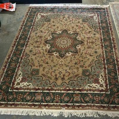 Sale Photo Thumbnail #239: 1240	PERSIAN WOOL ROOM SIZE RUG, APPROXIMATELY 10 FT X 9 FT
