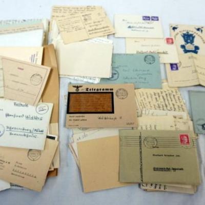 Sale Photo Thumbnail #59: 1059	LARGE GROUP OF GERMAN CORRESPONDANCE INCLUDING WWII
