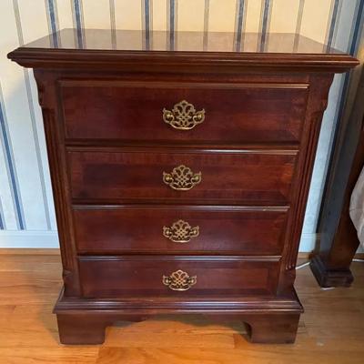 Pair of nightstands in the chippendale style