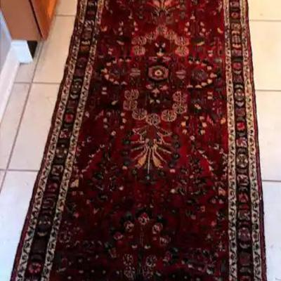 Vintage persian wool runner rug