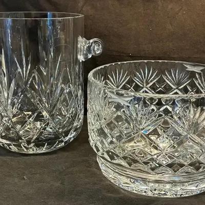 Crystal champagne cooler illusions crystal bowl