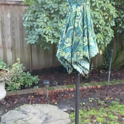 Items for the patio outdoor table umbrella & stand