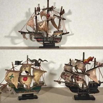 Christopher columbus s model ships