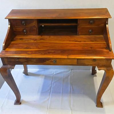 Vintage wood study desk