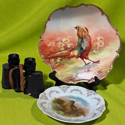 Game bird cabinet plates
