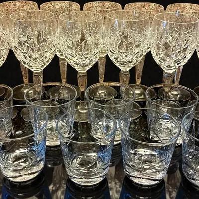 Gorham crystal wine glasses