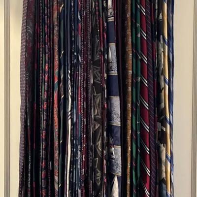 Necktie collection and london fog xl coat