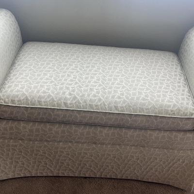 Light Green Upholstered Bench