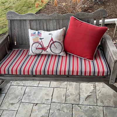 Rustic Wooden Glider