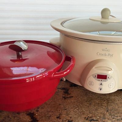 Dash Of That 6 Quart Cast-Iron Dutch Oven & Crockpot