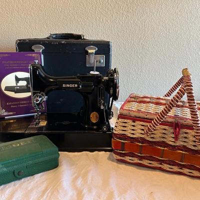 Singer Featherweight 221 The Perfect Portable- Reserve $400