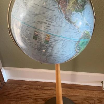 Vintage Repogle Floor Globe