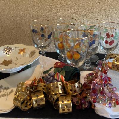 Royal Worcester Evesham Gold Rimmed Goblets & Much More!
