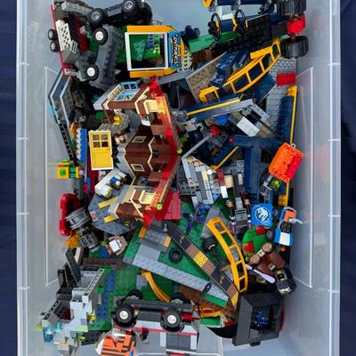 LEGO Bulk Mixed Pieces Lot (20 Pounds)— Large Storage Bin