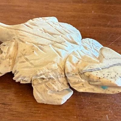 Vintage Zuni Carved Stone Lizard Fetish