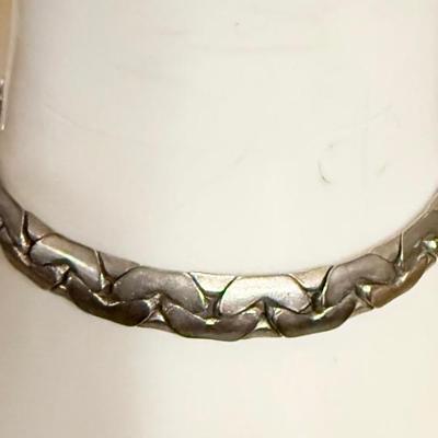 Sterling Silver 7 Inch Bracelet - 13.58 Grams