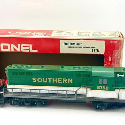 Lionel Southern GP-7 (non-powered dummy unit) model train, stock number 6-8758