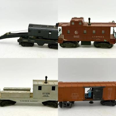 (4) Vintage Lionel Toy Trains
