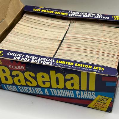 1988 Fleer Baseball Logo Stickers & Trading Cards Mystery Lot incl. Limited Edition Sets