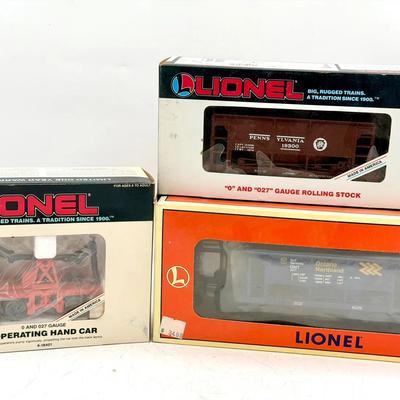 (3) Lionel Toy Trains