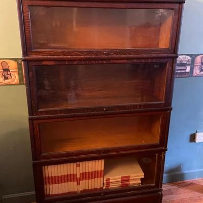 Antique Barrister Bookcase