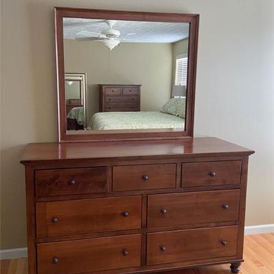 Amish Solid Wood Mirrored Dresser.jpg
