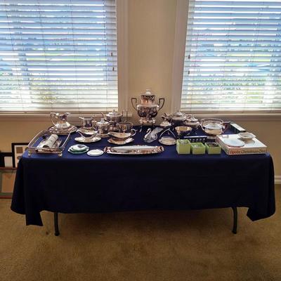 Sale Photo Thumbnail #8: Silver servingware and accessories