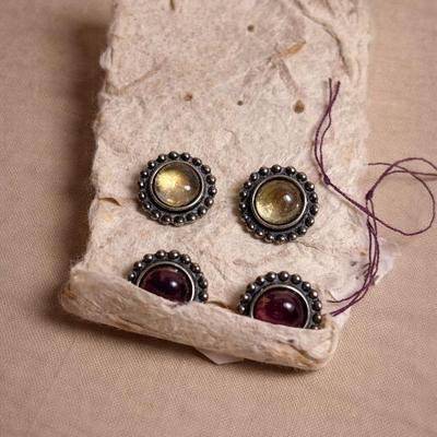 Sale Photo Thumbnail #55: Sterling earrings 