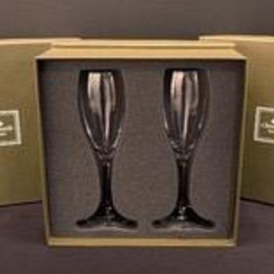 3 Sets of 2 Christofle Albi Champagne Flutes with Gift Boxes

This listing features three sets of Christofle Albi champagne flutes, for a...