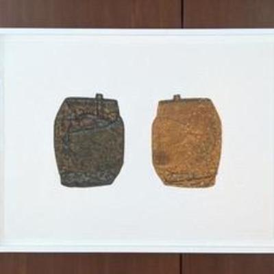 Rachel Whiteread 'Squashed' Mixographia Print Framed 

Original Rachel Whiteread limited edition Mixographia print titled...