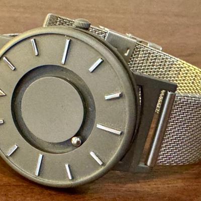 Eone Timepieces The Bradley Tactile Watch with Stainless Steel Mesh Band

