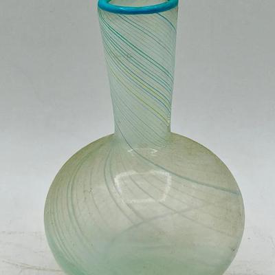 Murano Style Swirl Vase