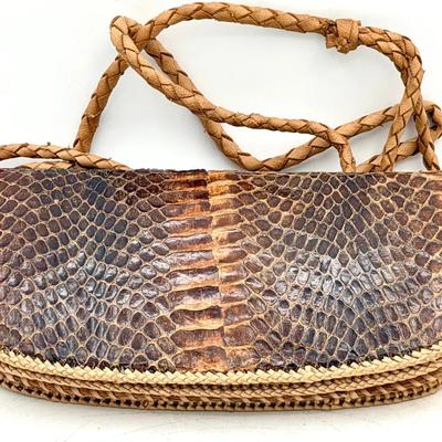 Vintage Snakeskin Bag