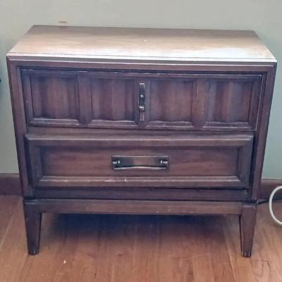 Mid-Century Stanley Furniture Wooden Nightstand