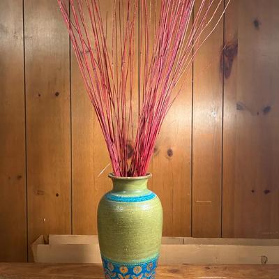Colorful Italian ceramic vase
