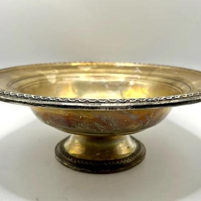 Rogers Sterling Silver Weighted Reinforced Compote 4031