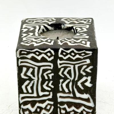 Swazi Cube Candle 